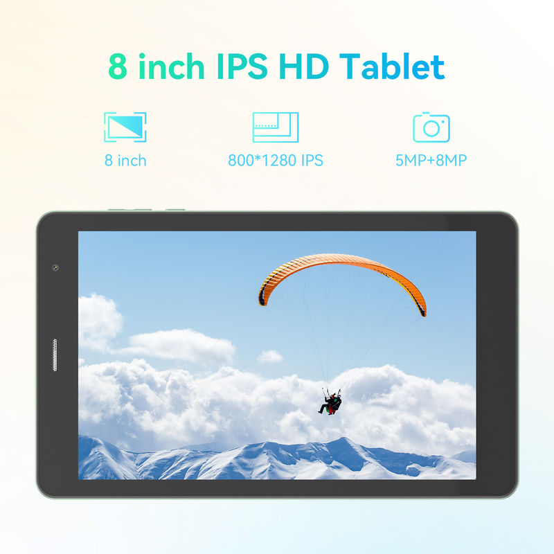 C Idea Wholesale Tablet 8 Inch 800*1280HD IPS Dual Camera Android Tablet Pc с сим-картой для обучения CM828 Зеленый