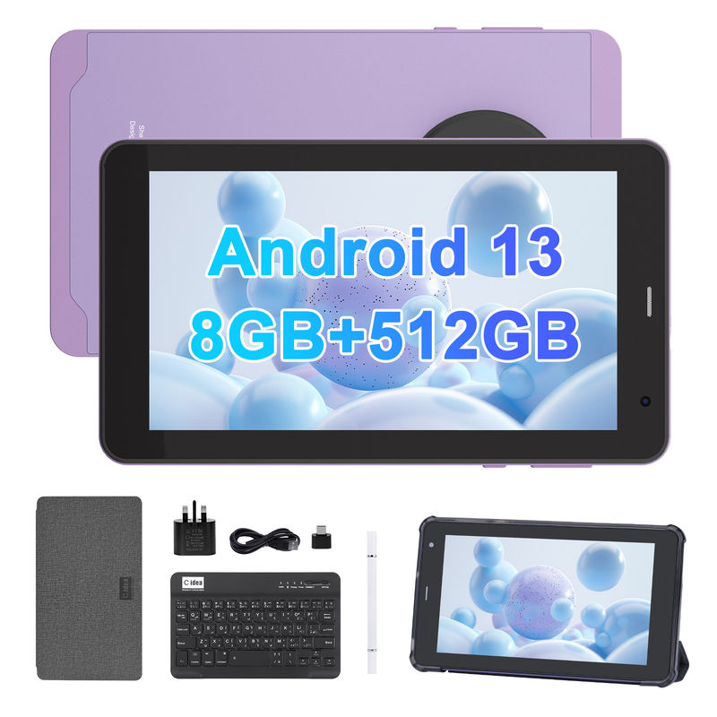 C Idea Android 13 Educational Tablet, 8+512GB, портативный 7-дюймовый планшетный ПК с поддержкой SIM