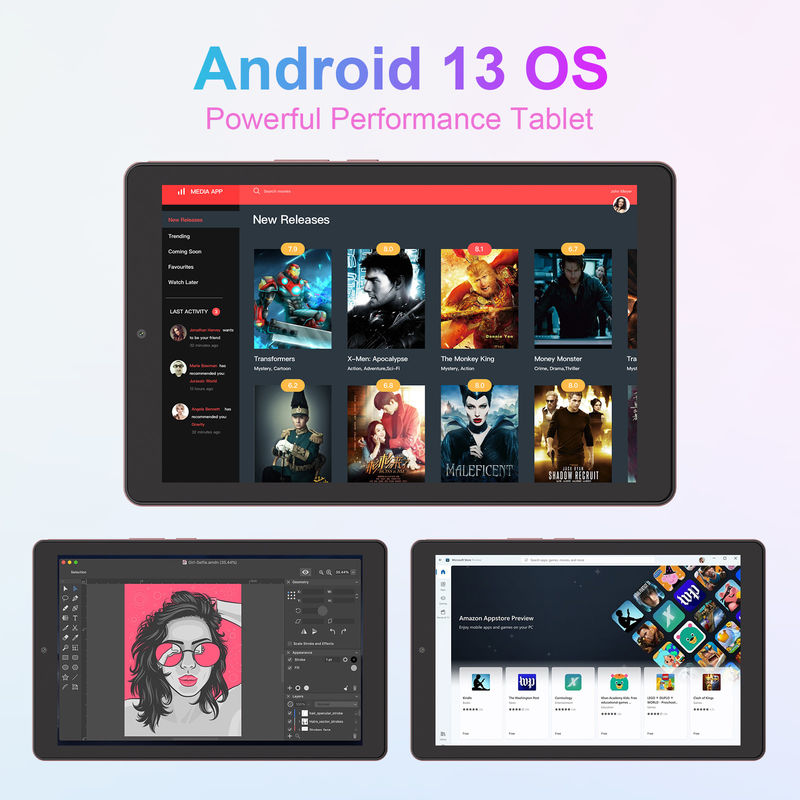 C идея Android Tablet IPS Экран с поддержкой SIM 9 дюймовый планшетный ПК для подростков CM935 розовый