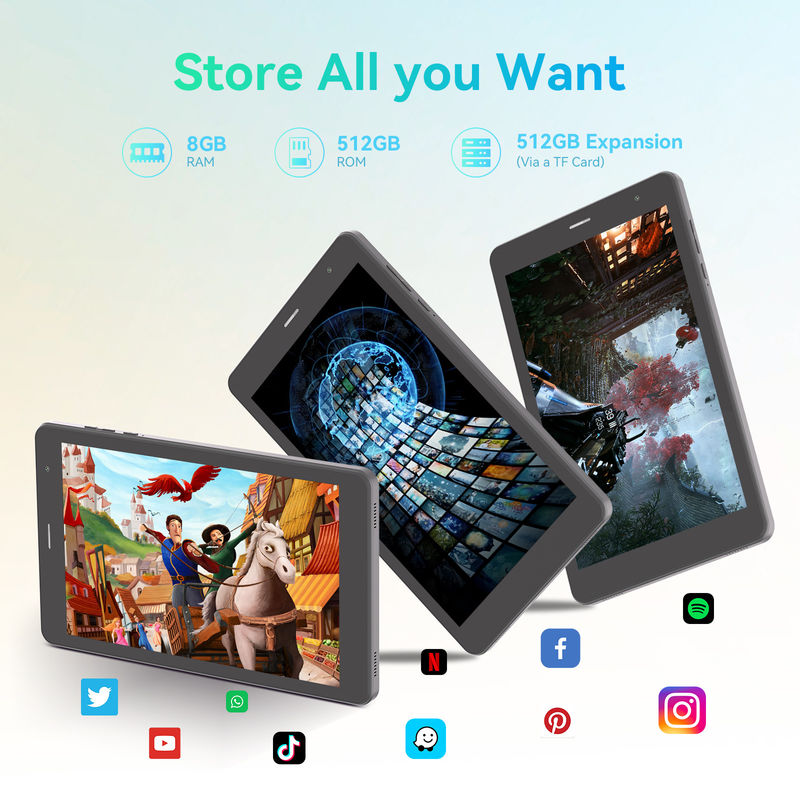 C Idea Quad Core Android Tablet портативный 8-дюймовый планшет для студентов с клавиатурой CM828 черный