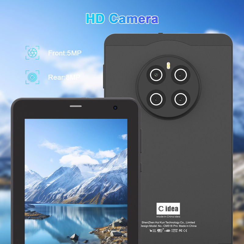 C Idea Android 13 Tablet 512GB с SIM-картой 7 дюймовый планшетный ПК CM518 Pro Черный