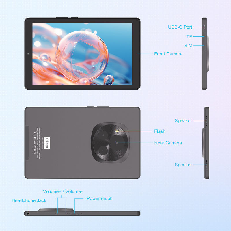 C Idea Android Tablet IPS Screen Smart Tablet PC с сим-картой Для студентов образования CM935 Черный