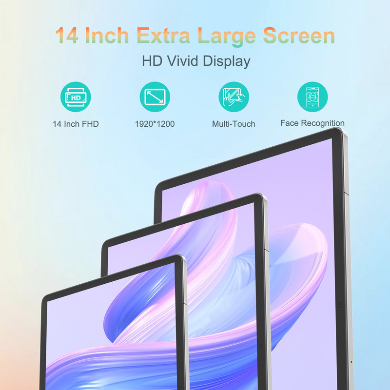 C Idea 14 дюймовый планшет с длительным аккумулятором Учебный планшет для студентов CM14000 Plus Серый