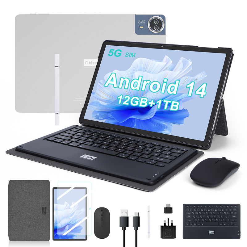 C Idea 14 дюймовый планшет 5G с сенсорным экраном для студентов CM14000 Plus Серый