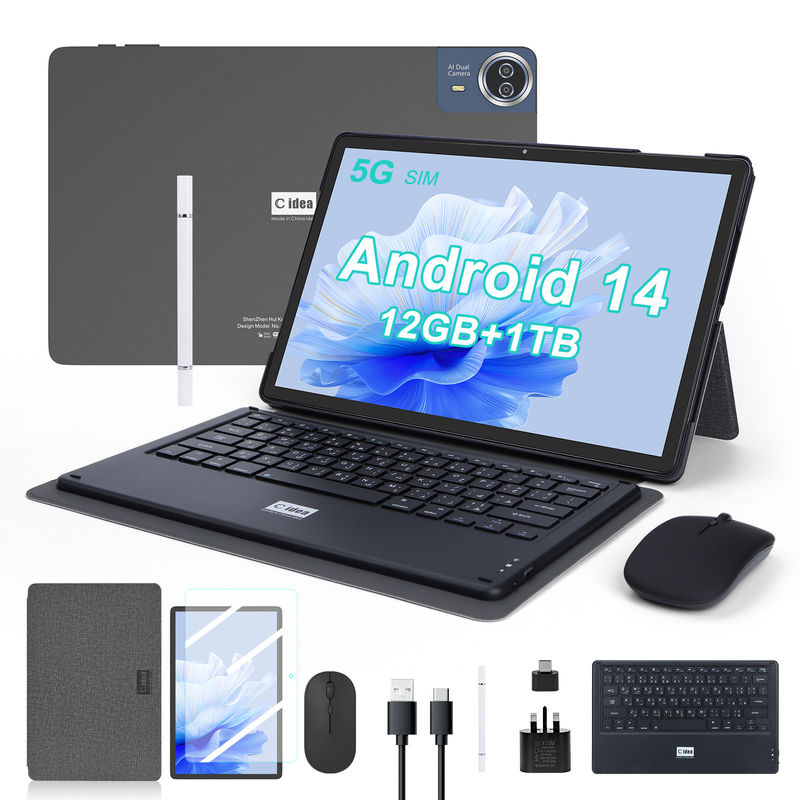 C Idea 14 дюймовый планшет Новейший планшет Android для взрослых Работающий CM14000 плюс Черный
