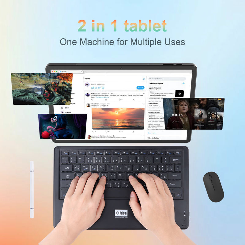 C Idea 14 дюймовый планшет Новейший планшет Android для взрослых Работающий CM14000 плюс Черный