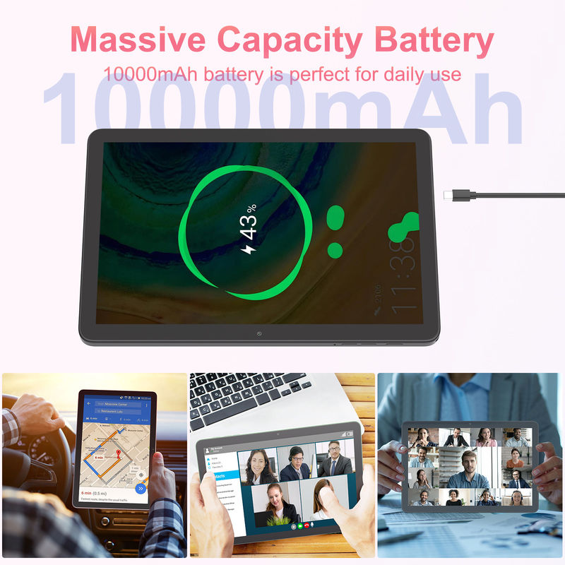 C Idea 10,1 дюймовый планшет 5G LTE со слотом для SIM-карты Образовательный планшет Android ПК M8300 Plus Черный