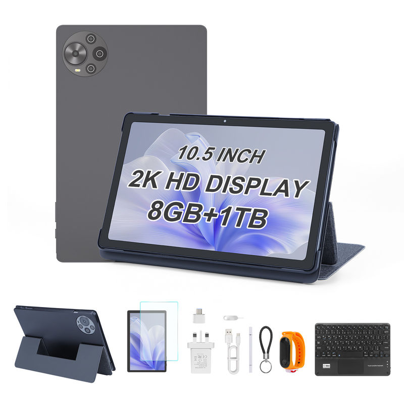 C Idea 10,5 дюймовый планшетный ПК с 2K экраном Новейший планшет Android для студентов Cm10500 Plus Серый