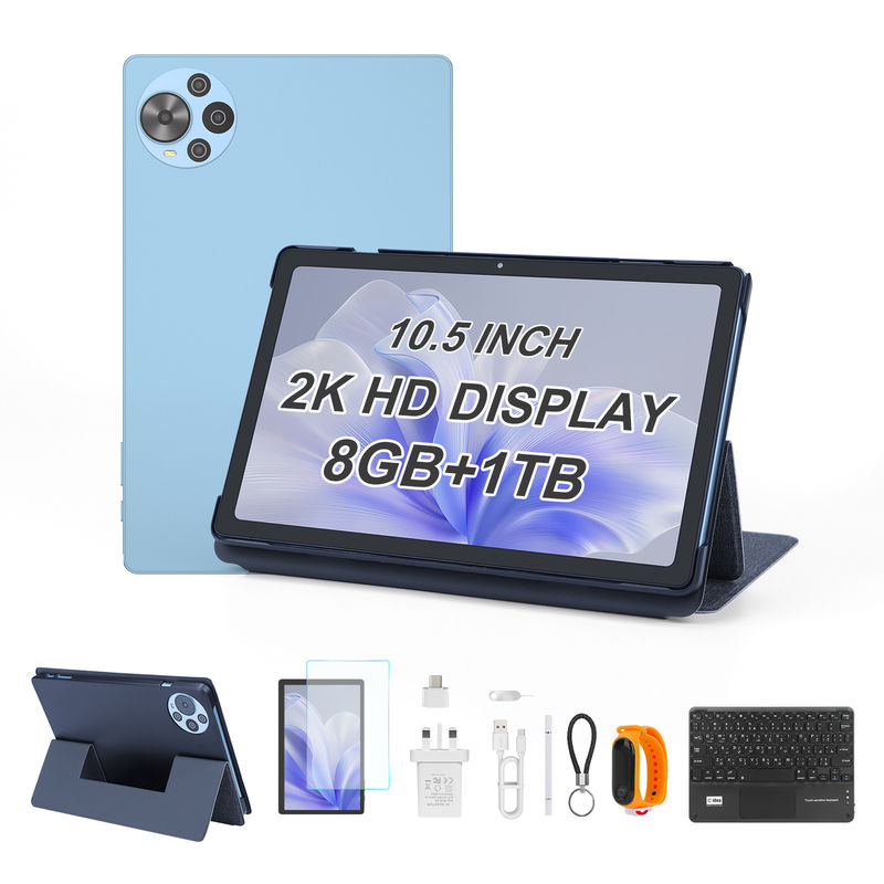 Планшет C Idea 10,5 дюйма Android 14 с экраном 2K, Смарт-планшет CM10500 Plus, синий