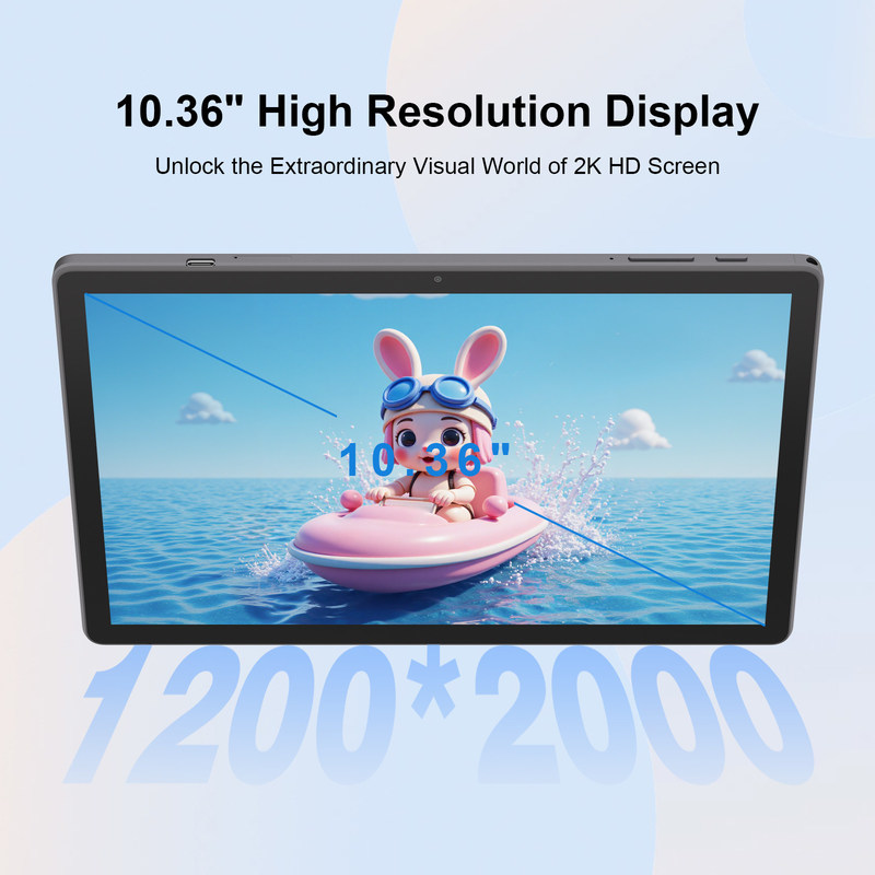 Планшет C Idea 10,36 дюйма Android 14, 2K экран, образовательный планшет для студентов R1036