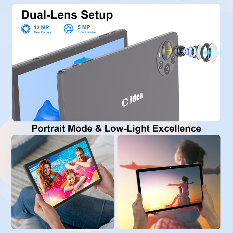 Планшет C Idea 10,36 дюйма Android 14, 2K экран, образовательный планшет для студентов R1036