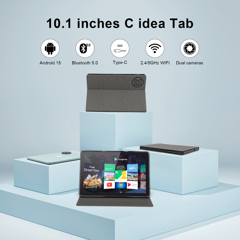 C Idea 10,1 дюймовый планшет MTK CPU WIFI Android планшет с поддержкой 2 SIM CM8800plus Синий