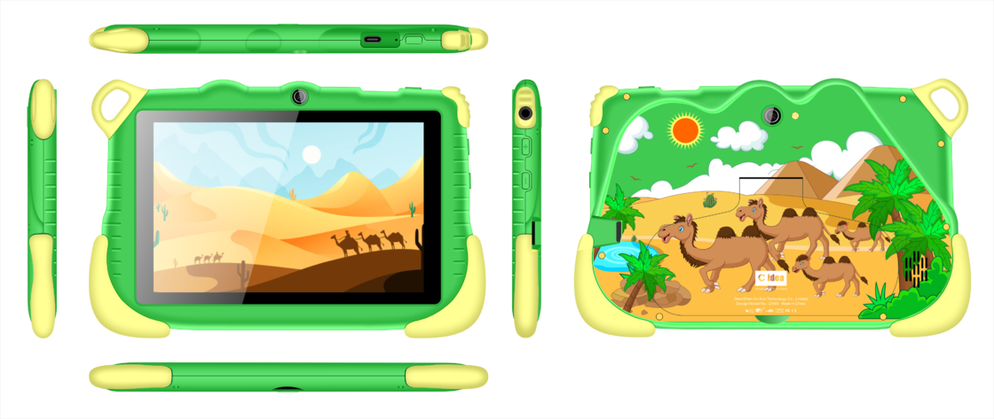 Новейшие планшеты C Idea 6+128 ГБ Android 12 Tablet Kidspad с образовательным приложением CM85 зеленый