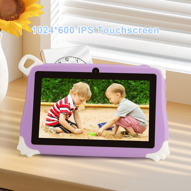 C Idea Android 15 Kids Tablet 8+256GB Образовательный планшет Kidspad с дружественным приложением CM86 фиолетовый