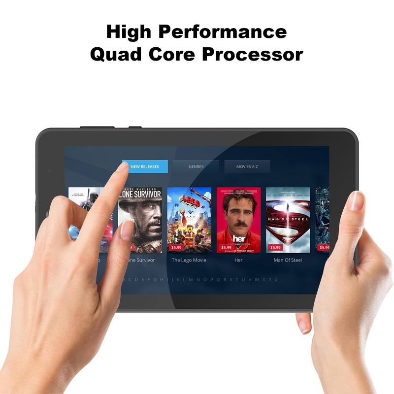 C идея 7-дюймовый Wifi планшет с корпусом 8+256GB Хранилище Quad Core процессор 600x1024 IPS сенсорный экран CM516 черный