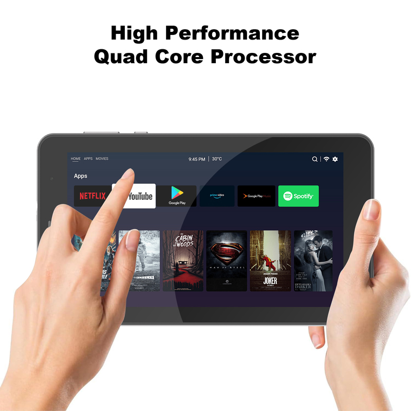 7-дюймовый планшет C idea с Wi-Fi, чехлом, памятью 8+256 ГБ, четырехъядерным процессором, IPS-экраном 600x1024, сенсорным экраном CM516, серебристый