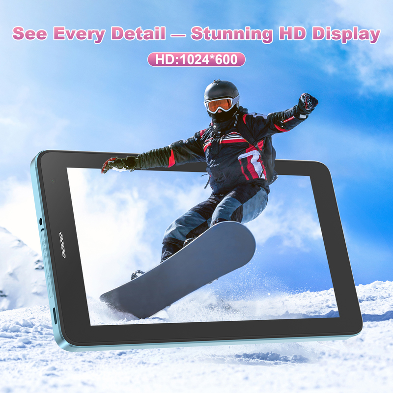 C идея 7-дюймовый планшет Wifi с корпусом 8+256GB Хранилище Quad Core Процессор 600x102e4 IPS Сенсорный экран CM517 синий