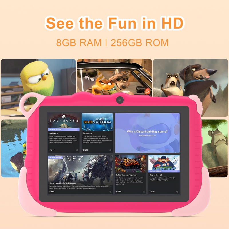 C Idea 7 дюймовый Android 15 образовательный смарт планшет для студентов CM78 розовый