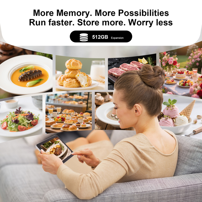 7-дюймовый планшет C idea с Wi-Fi, чехлом, памятью 8+256 ГБ, четырехъядерным процессором, IPS-экраном 600x1024, сенсорным экраном CM528, белый