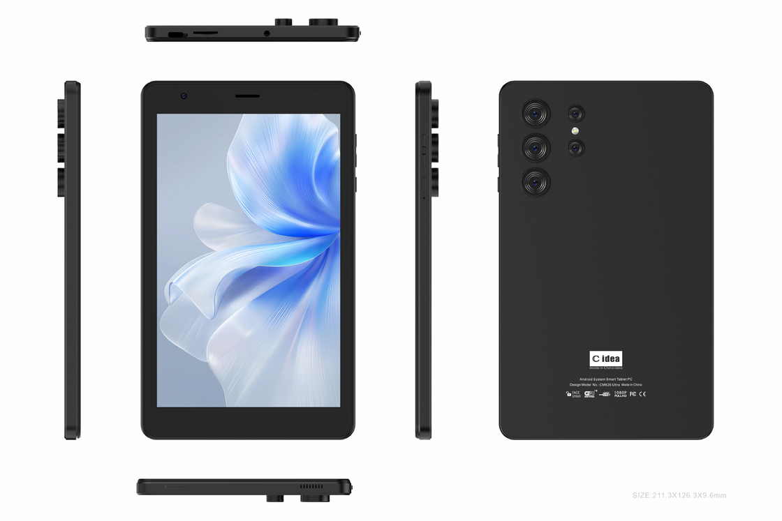 C Idea Youth 8 Inch Tablet Android 13 с голубым экраном, Wi-Fi, 32 ГБ + 64 ГБ, 800*1280 IPS встроенная камера CM826