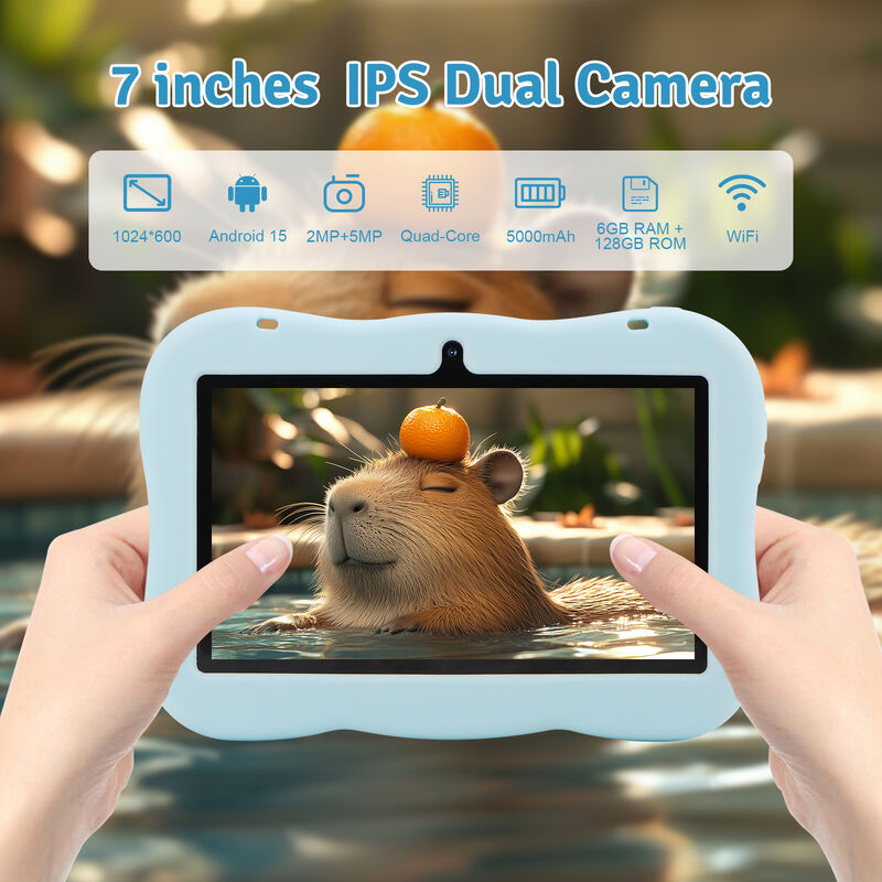 C idea Youth 7 Inch Tablet Android 15 с слотом для карт tf, Wi-Fi,6GB +128GB, 1024*600 IPS incell CM66