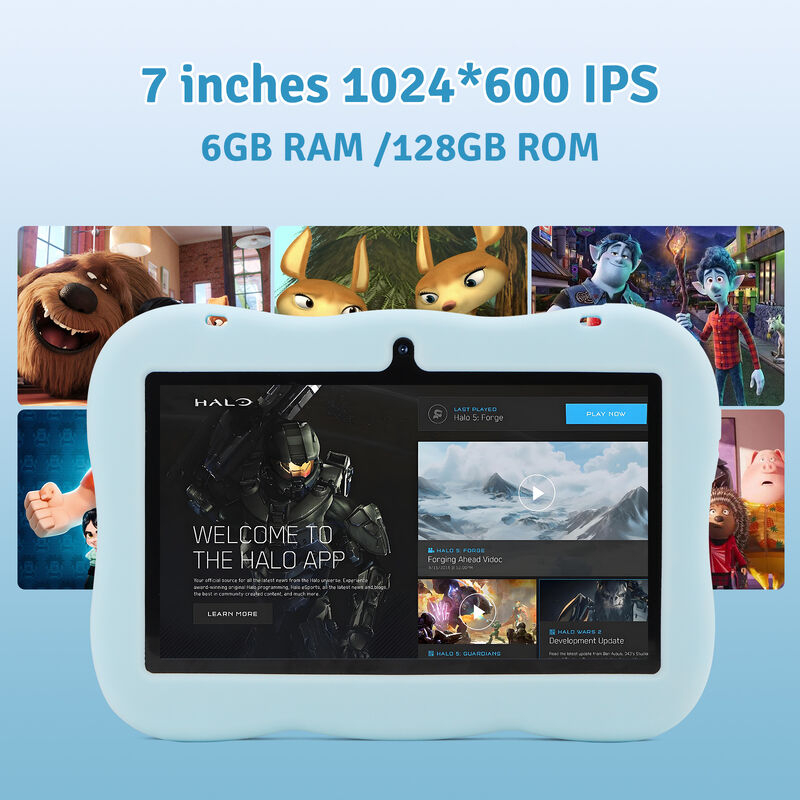 C idea Youth 7 Inch Tablet Android 15 с слотом для карт tf, Wi-Fi,6GB +128GB, 1024*600 IPS incell CM66