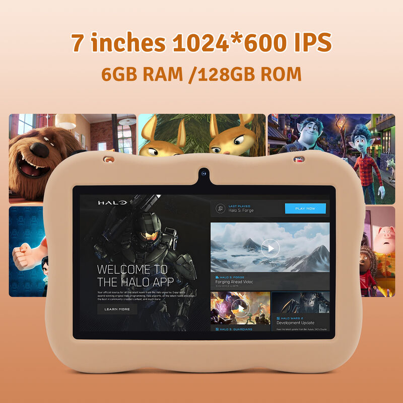 C idea Youth 7 Inch Tablet Android 15 с слотом для карт tf, Wi-Fi,6GB +128GB, 1024*600 IPS incell CM66