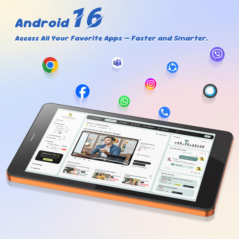 Планшет C idea 7 дюймов Wi-Fi с чехлом, 8+256 ГБ памяти, четырехъядерный процессор, IPS-сенсорный экран 600x1024 CM517 air