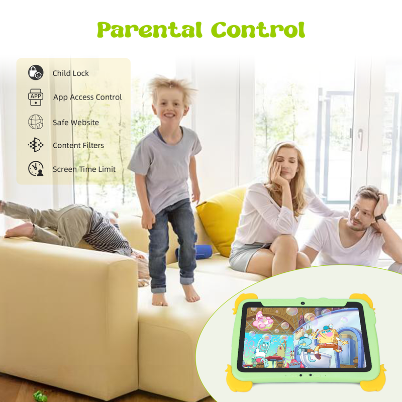 C Idea 10,1-дюймовый планшет Android 4 ГБ оперативной памяти 64 ГБ ROM планшет Kidspad P1100