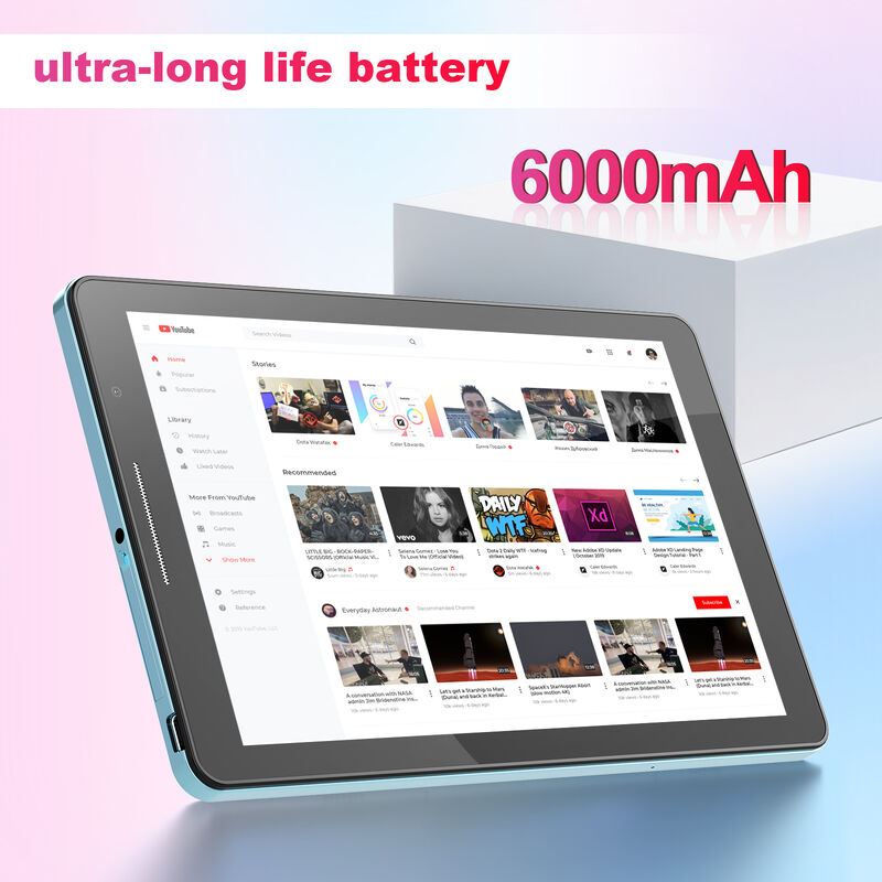 Планшетный ПК C Idea с экраном 8,68 дюйма, Android 16, Wi-Fi, емкостный экран, разрешение, двойная камера, для развлечений и бизнеса, CM936 (синий)