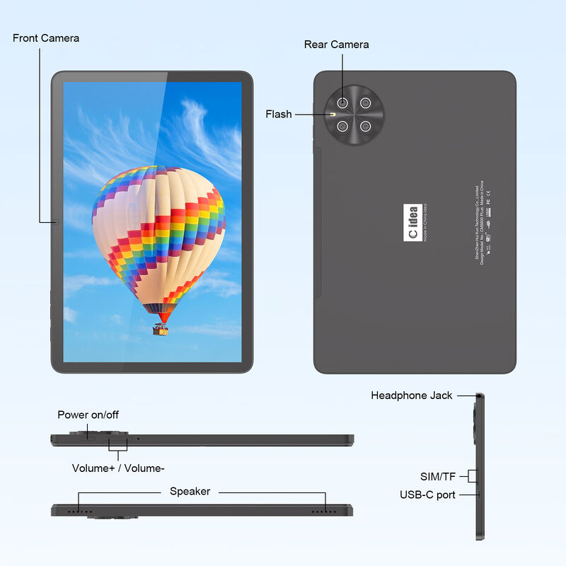 C идея Фактор CM8800 Plus 10,1 дюйма HD Screen Android Система 8GB + 1TB Большое хранилище Взрослые Таблетный ПК с клавиатурой мыши